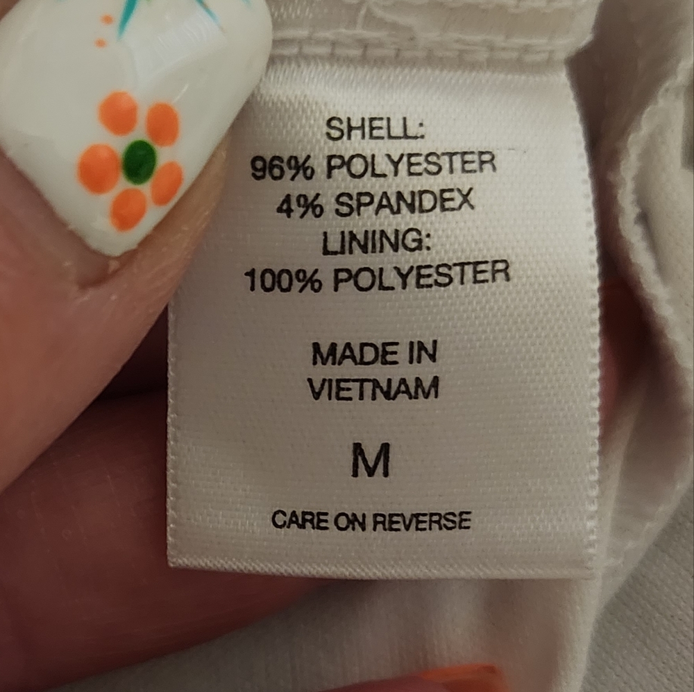 New York & Company Printed Color Block Wrap Dress - Picture 12 of 14